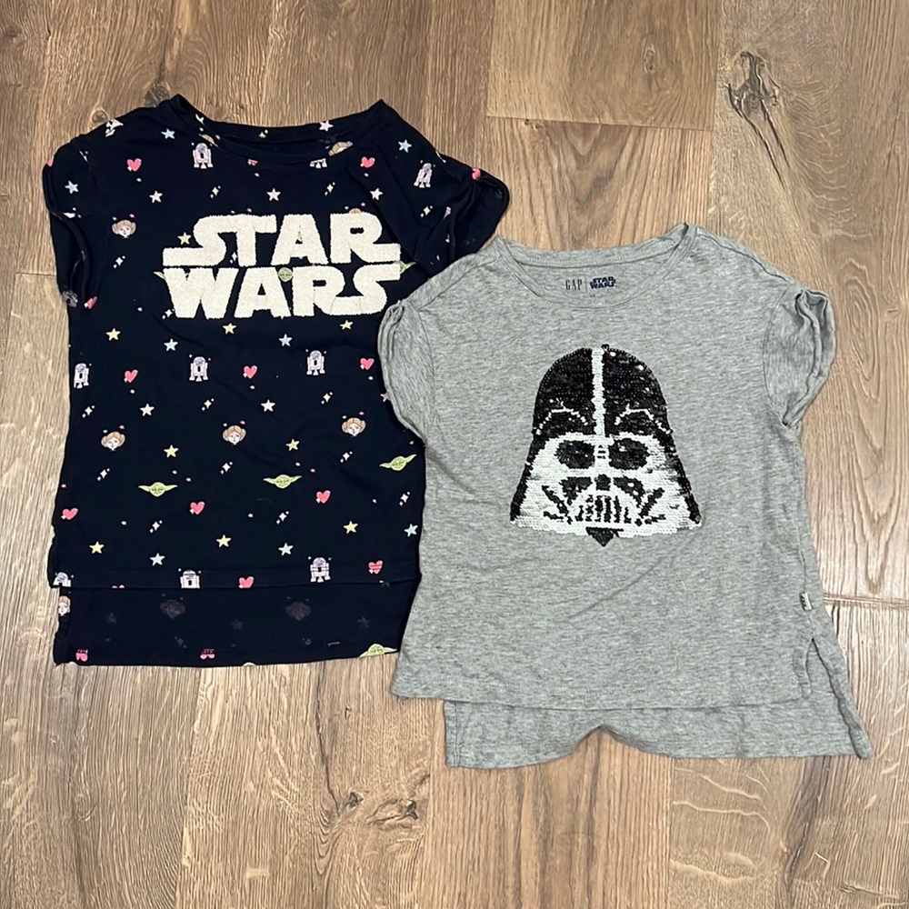 Girls GAP Star Wars Shirt Lot
